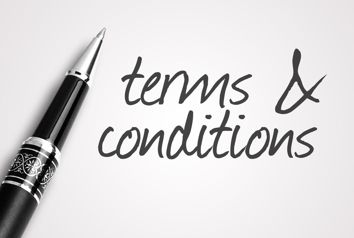 Termes et conditions